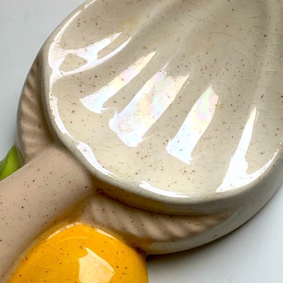 Vintage Arnel’s Ceramic Mushroom Spoon Rest / 1980s / Retro kitchen / Wall art - Picture 6 of 14